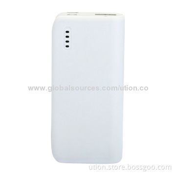 White Cheap Portable Charger/Power Bank, 4,000mAh for All Smartphones and iPhone